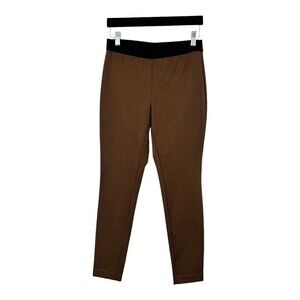Talbots Womens Size 4P Brown Pull On Leggings Pants